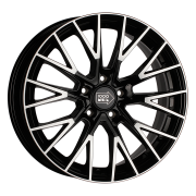 1000 Miglia MM1009 8x18 5x115 ET42 70,3 Gloss Black Polished